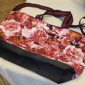 Victoria's Secret Pink Floral and Black Tote